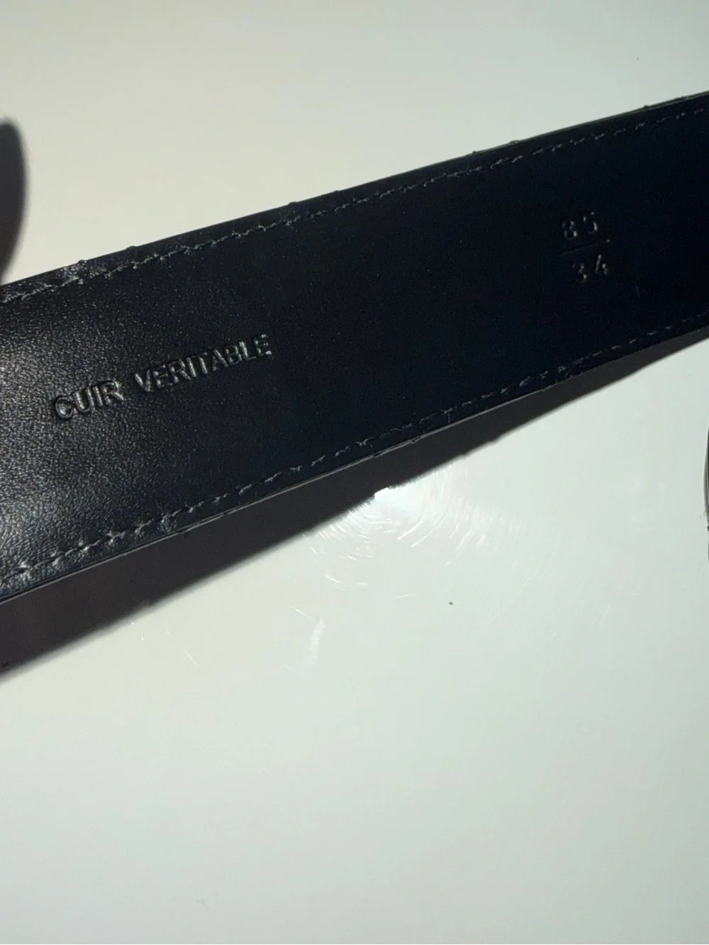 CHANEL Black Quilted Leather CC Buckle Bracelet